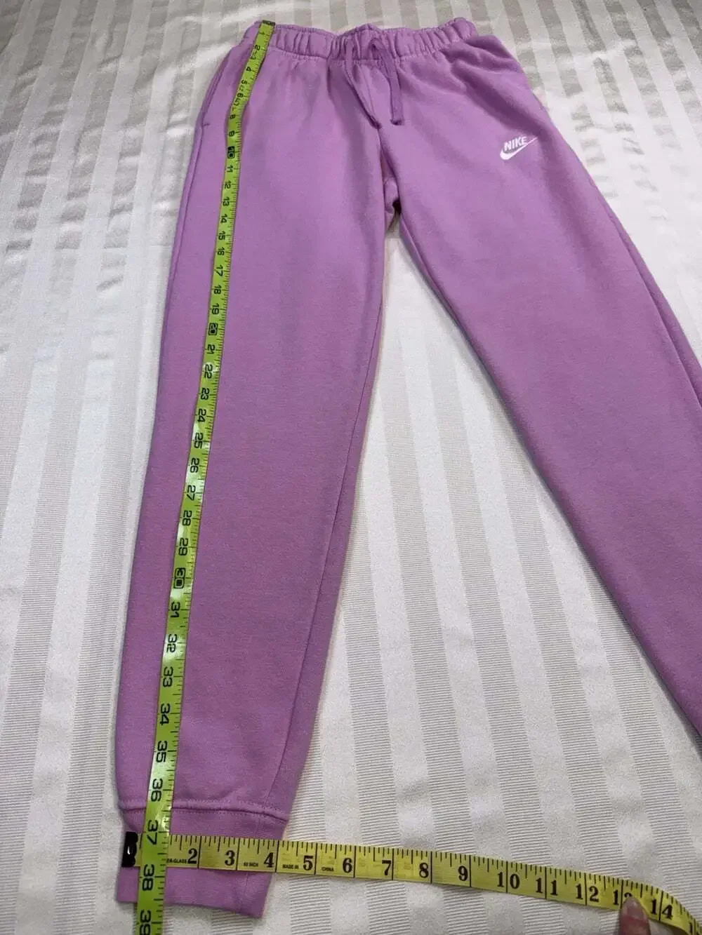 Nike Sportswear Club Fleece Hoodie & Pants Set Womens Size XS Sweatsuit Lilac